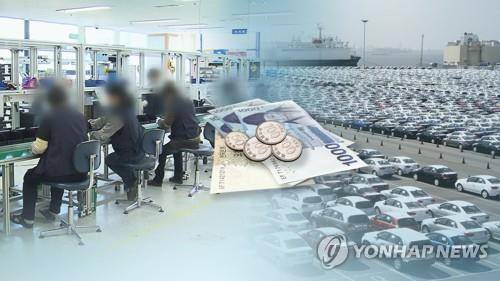 노동자 임금(CG) [연합뉴스TV 제공]