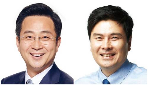 박성준 더불어민주당 후보(좌)와 지상욱 미래통합당 후보(우). [사진 출처 = 박성준 SNS·지상욱 SNS]