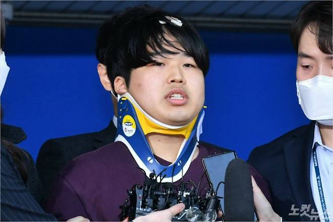 메신저 텔레그램에서 미성년자를 비롯해 수많은 여성의 성착취물을 제작하고 유포한 혐의를 받는 '박사방' 운영자 조주빈.(사진=이한형 기자)