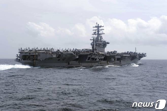 미국 해군 항공모함 '니미츠' <자료사진< © AFP=뉴스1