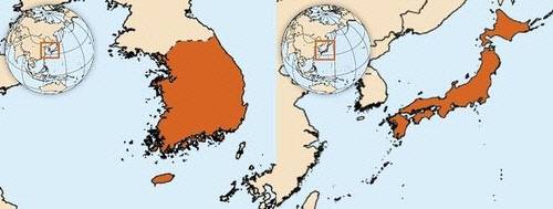 '울릉도' '독도' WHO 사이트내 한국 지도(왼쪽)엔 없고, 일본 지도엔 있다 반크, 한달째 시정요구했지만 묵살 당해.



[출처: WHO 사이트]