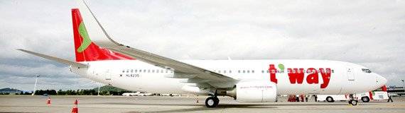 티웨이항공은 영문명에 가장 가까운 'TW'를 사용 중이다. [사진 티웨이항공]