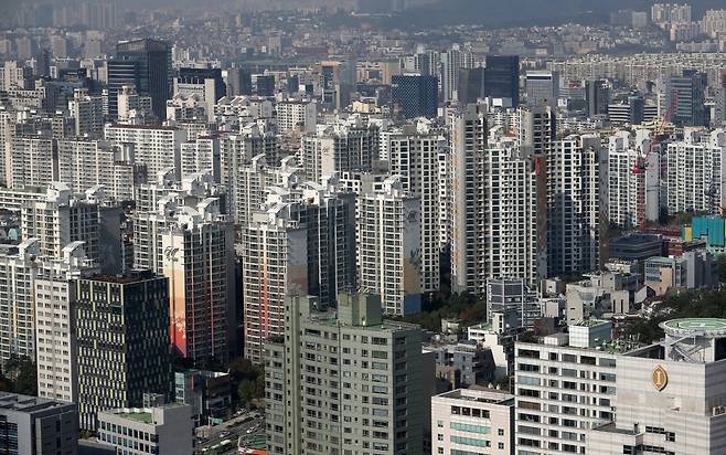 서울 강남 일대 아파트 밀집 지역. /사진=뉴스1 DB
