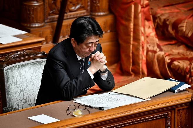 아베 신조 일본 총리/사진=AFP