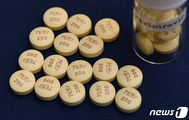일본 후지필름 자회사 도야마화학이 개발한 항바이러스제 '아비간' <자료사진> © AFP=뉴스1