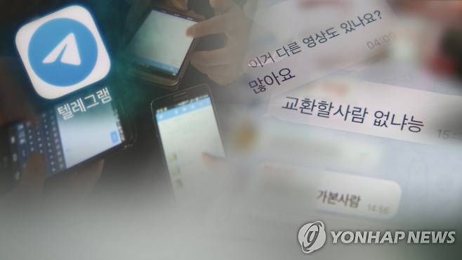n번방 (CG) [연합뉴스TV 제공]
