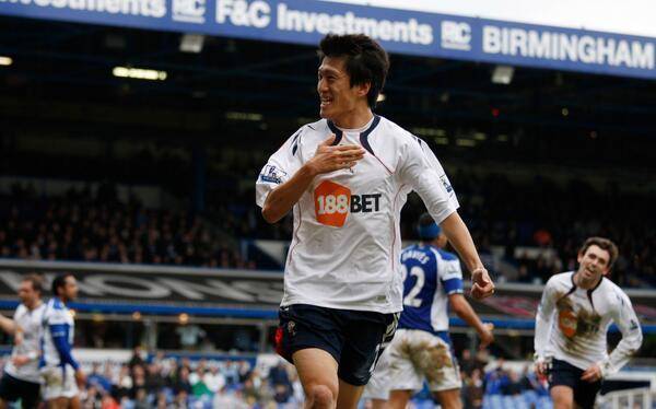 잉글랜드 볼턴 원더러스 시절 이청용. [중앙포토]