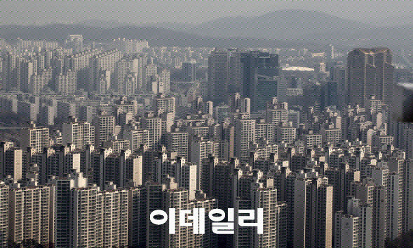 서울 강남권 아파트 단지.