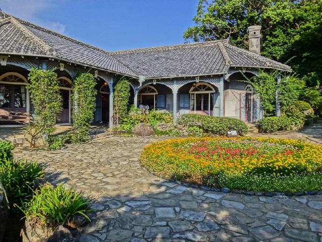 나가사키에 위치한 영국 상인 토머스 글로버의 거주지. 현재는 유명 관광지다./위키피디아