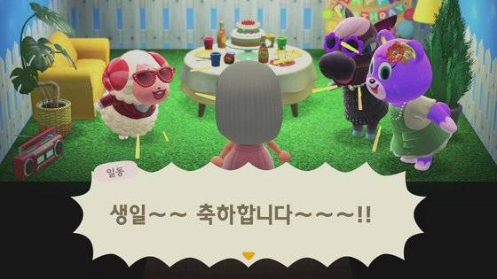 닌텐도 스위치가 3월 발매한 '모여봐요, 동물의 숲' 게임 속 장면. [사진 닌텐도 코리아]