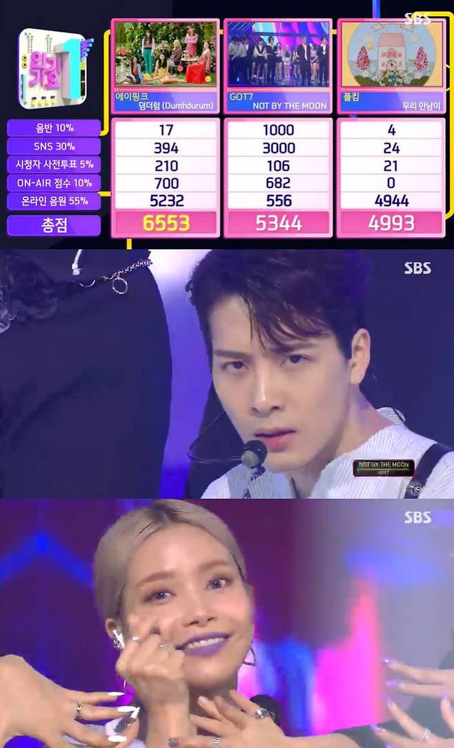 /사진=SBS '인기가요' 방송화면 캡처