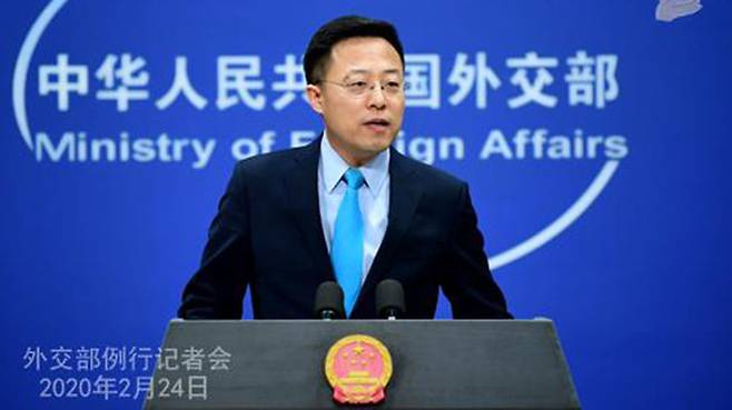 자오리젠 중국 외교부 대변인