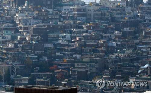 용산의 재개발 구역 모습 [연합뉴스 자료사진]