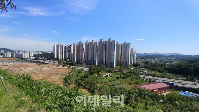 부천 범박동 내 민간택지(사진=김용운 기자)