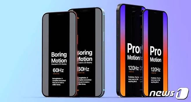 4가지 크기로 출시될 것으로 예상되는 아이폰12 (에브리싱애플프로 갈무리)© 뉴스1