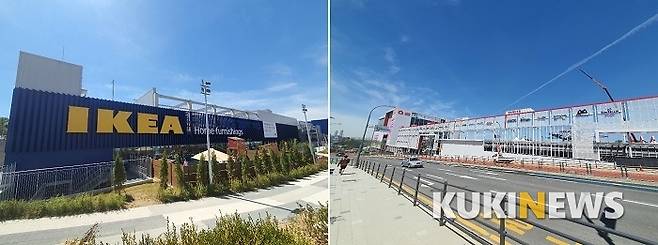 사진=이케아 기흥점,리빙파워센터 기흥점 매장 앞 전경.