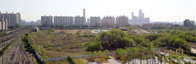 서울 용산역 정비창 부지. 연합뉴스