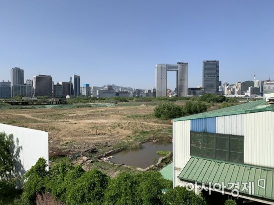 서울 용산구 한강로동 철도 정비창 부지 전경 (사진=이춘희 기자)
