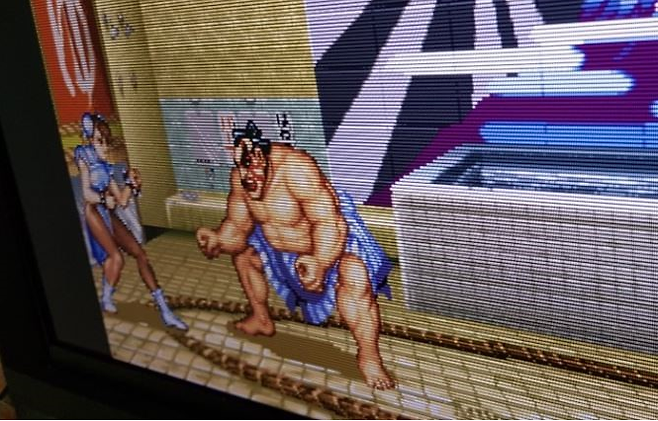 조기자가 BVM L231 모델로 구현한 CRT 대용 화면