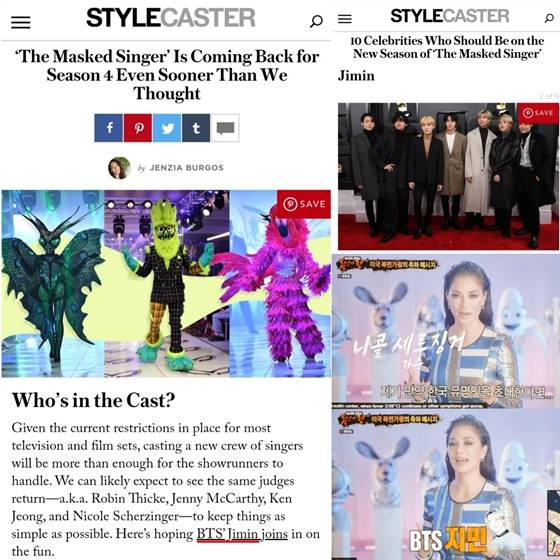 '美 복면가왕' 방탄소년단 지민 향한 간절한 3번째 러브콜