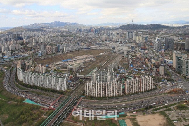 서울 용산구 철도정비창 부지 전경. (사진=용산구 제공)