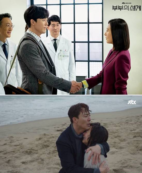 배우 이무생은 '부부의 세계'에서 가장 인상 깊은 신으로 꼽은 것은 김윤기의 첫 등장 신이다. 김윤기 역으로 완벽하게 분한 이무생은 김희애(지선우 역)에 대한 변하지 않는 순애보를 보여 시청자들의 눈길을 끌었다. /JTBC 제공·JTBC '부부의 세계' 캡처