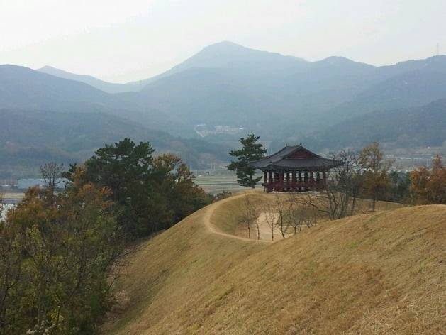 청해진 성벽 풍경. 사진=윤명철 동국대 명예교수·우즈베키스탄 국립 사마르칸트대 교수