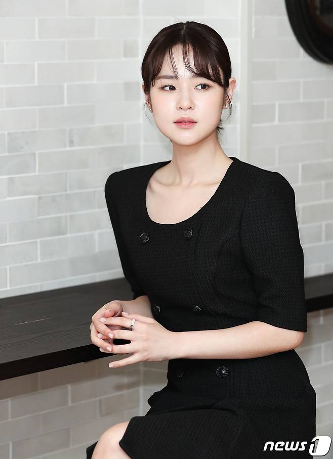 JTBC 드라마 '부부의 세계'에서 열연한 심은우가 26일 뉴스1과 인터뷰에서 앞서 포즈를 취하고 있다. 2020.5.26/뉴스1 © News1 김진환 기자