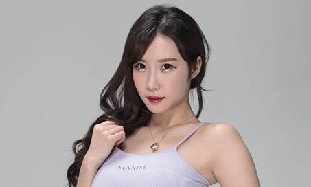 지난 2019년 ‘미스 맥심 콘테스트’에 참가한 한미모. 맥심 제공