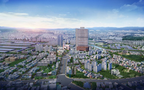 ‘센트럴 광천 더 퍼스트’ 광역 조감도