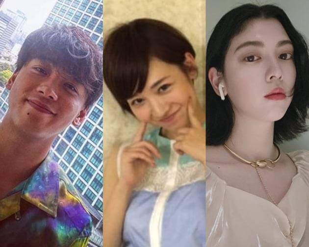 왼쪽부터 타케우치 료마, 요시타니 아야코, 미요시 아야카/사진=각자 SNS