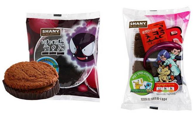 포켓몬 빵 ‘벗겨먹는 고오스’와 ‘로켓단의 못말려 초코롤’ [온라인 커뮤니티]