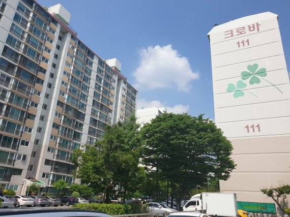 대전광역시 둔산동에 있는 대장주 '크로바 아파트' 전경. 이 단지는 지난해부터 갭투자 수요가 대거 유입돼 집값이 1년 만에 6억원 이상 뛰었다. 이에 정부는 이달 17일 대전광역시를 투기과열지구로 지정했다. 사진=강현수 기자