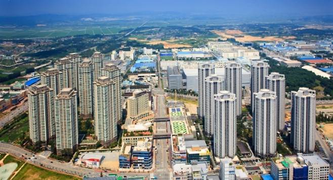 충북 청주시 흥덕구의 한 아파트 단지 전경