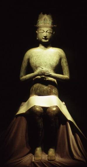 왕건의 릉에서 발견된 왕건 청동상. 사진=윤명철 동국대 명예교수·우즈베키스탄 국립 사마르칸트대 교수