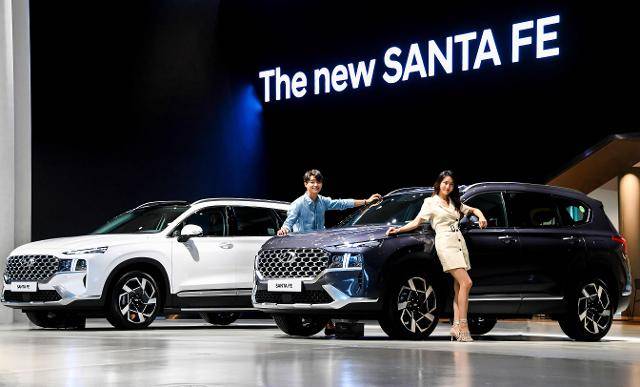 현대자동차 중형 SUV '더뉴 싼타페'. 현대자동차 제공