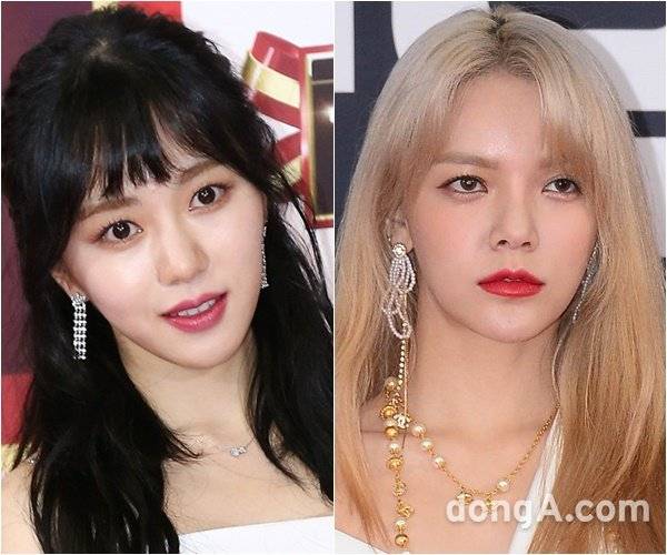 AOA 출신 권민아-AOA 지민