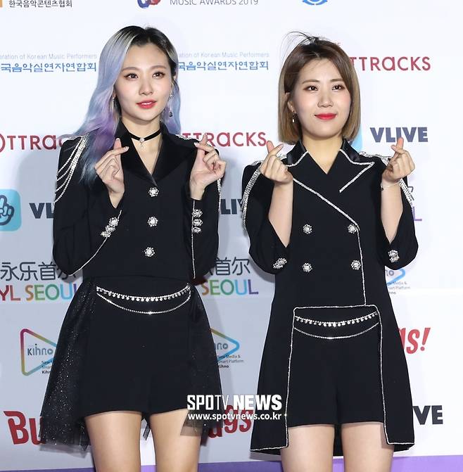 ▲ 볼빨간사춘기 안지영(왼쪽)과 전 멤버 우지윤. ⓒ곽혜미 기자