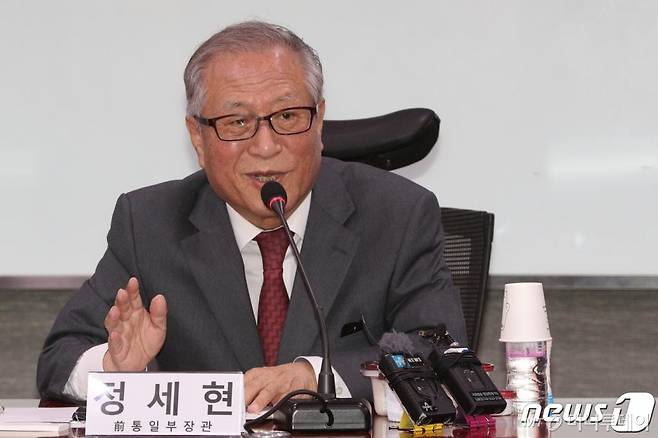 정세현 민주평통자문회의 수석부의장(전 통일부 장관) /사진=뉴스1