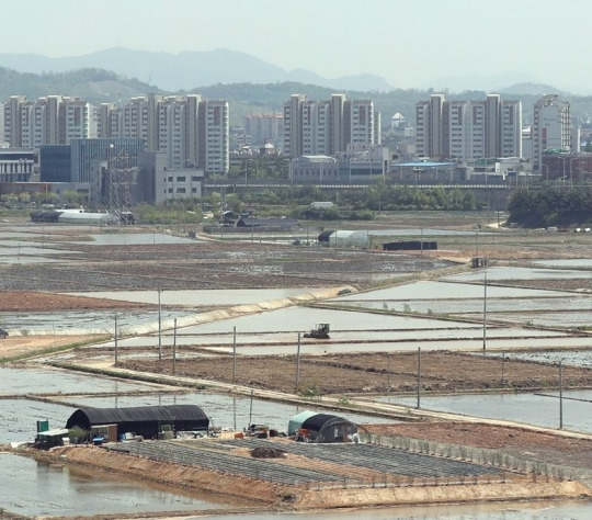 경기도 부천시 대장동 3기 신도시 대상 부지 모습. [연합]