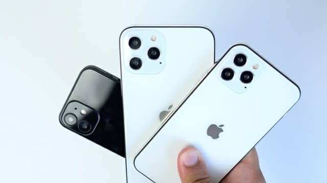 아이폰12 시리즈 모형 (사진=맥루머스)