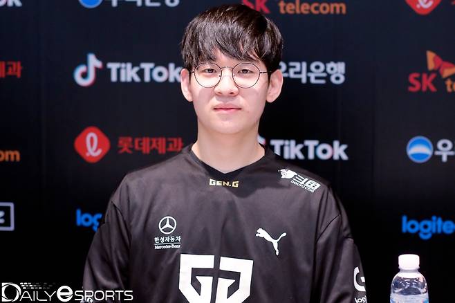 젠지 e스포츠의 서포터 '라이프' 김정민.