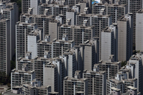 빼곡하게 들어선 강남권 아파트 전경(사진=연합뉴스)