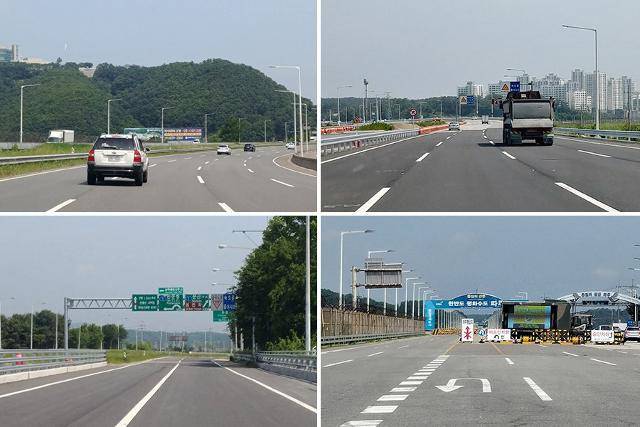 BMW 220d 그란쿠페 자유로 주행