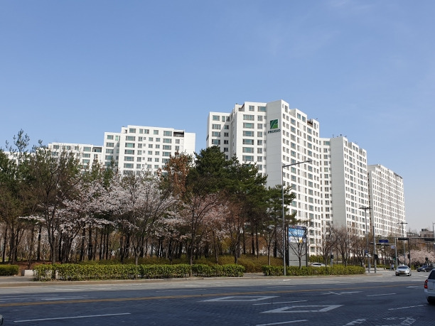 서울 송파구의 아파트 단지 전경.