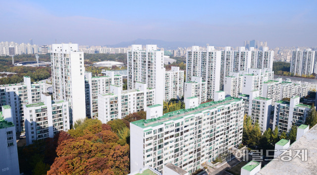 서울의 한 아파트 밀집지역의 모습 [헤럴드경제DB]