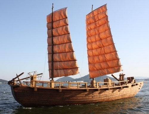 고려시대 강진 출발 청자 운반선 제작물. 사진=윤명철 동국대 명예교수·국립 사마르칸트대 교수