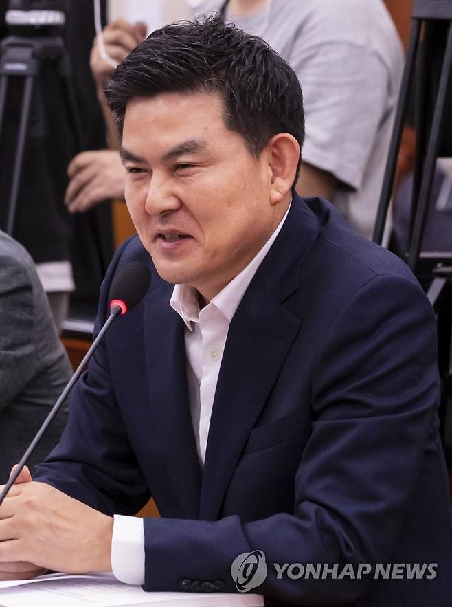 발언하는 김태호 의원 [연합뉴스 자료사진]