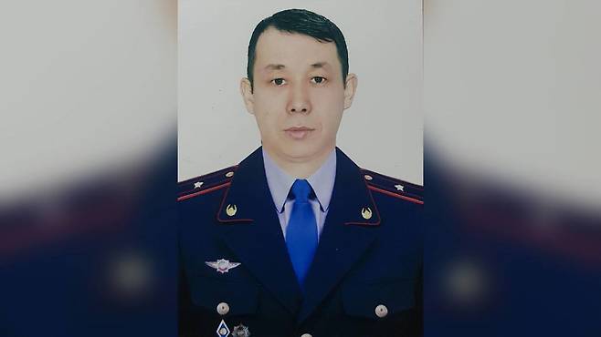 카자흐스탄 알마티지역 소속 경찰 바키트잔 바키로브(36)