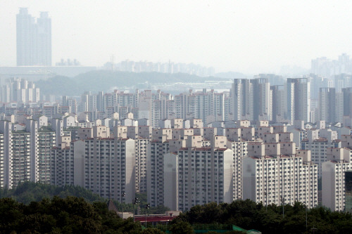 수원시 영통구 일대 아파트 단지./연합뉴스